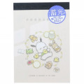 Japan Sanrio Luminous Mini Notepad - Pochacco / Nap - 1