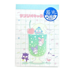 Japan Sanrio Luminous Mini Notepad - Soda