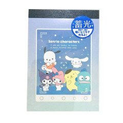 Japan Sanrio Luminous Mini Notepad - Night