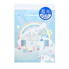 Japan Sanrio Luminous Mini Notepad - Cinnamoroll / Sky Blue