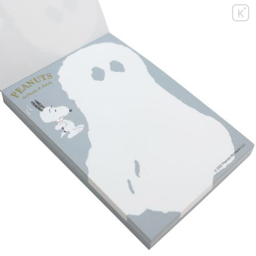 Japan Peanuts Luminous Mini Notepad - Snoopy Ghost - 2