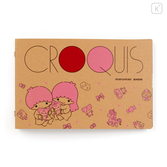 Japan Sanrio Croquis Sketchbook - Little Twin Stars - 1