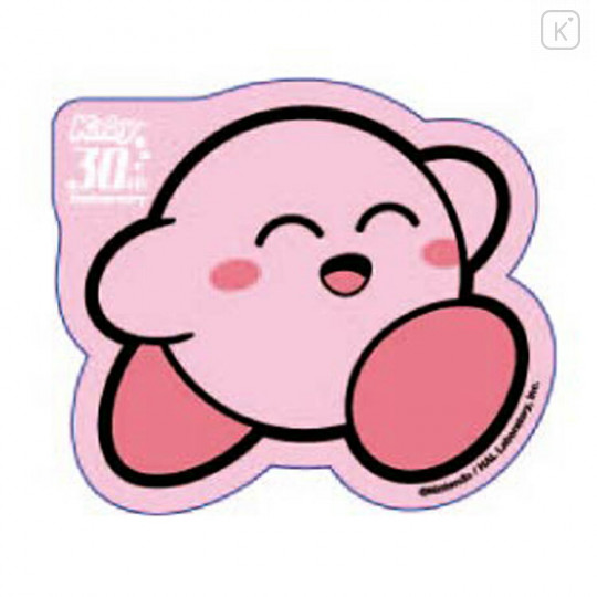 Japan Kirby 30th Big Die-cut Sticker - Happy - 1