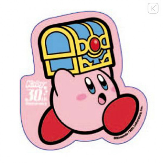Japan Kirby 30th Big Die-cut Sticker - Treasure Hunt - 1