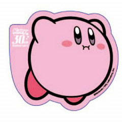 Japan Kirby 30th Big Die-cut Sticker - Hovering
