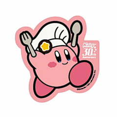 Japan Kirby 30th Big Die-cut Sticker - Delicious Time