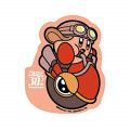 Japan Kirby 30th Big Die-cut Sticker - Friends and Sunset - 1