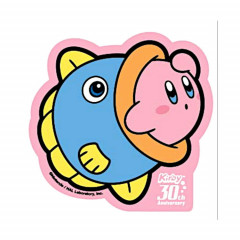 Japan Kirby 30th Big Die-cut Sticker - With Friends