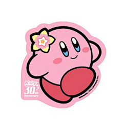 Japan Kirby 30th Big Die-cut Sticker - Flowered