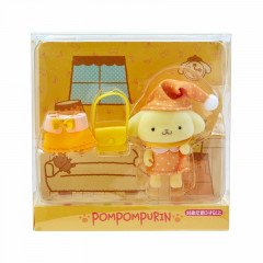 Japan Sanrio Miniature Flocky Mascot - Pompompurin