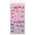 Japan Sanrio Mikoichi Sticker - My Melody & Kuromi / Cupid - 1