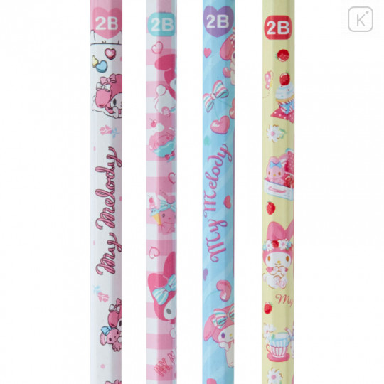 Japan Sanrio 2B Pencil 4pcs Set - My Melody - 3