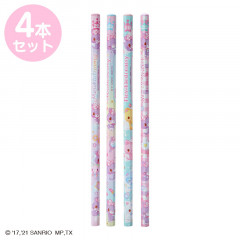 Japan Sanrio 2B Pencil 4pcs Set - Mewkledreamy