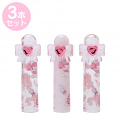 Japan Sanrio Pencil Cap 3pcs Set - My Melody / Sparkling Heart