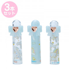 Japan Sanrio Pencil Cap 3pcs Set - Cinnamoroll / Sparkling Heart