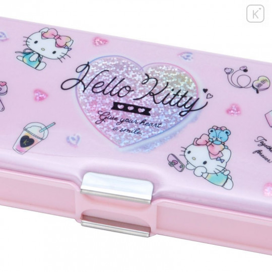 Japan Sanrio Double-sided Open Pencil Case - Hello Kitty - 5