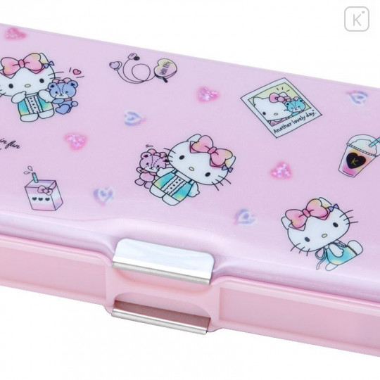 Japan Sanrio Double-sided Open Pencil Case - Hello Kitty - 6