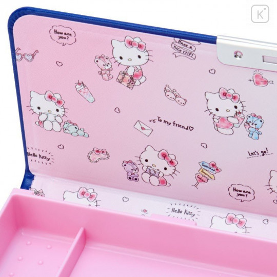 Japan Sanrio Single-sided Open Pencil Case - Hello Kitty - 4