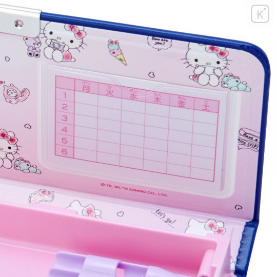 Japan Sanrio Single-sided Open Pencil Case - Hello Kitty - 5
