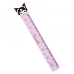 Japan Sanrio Sparkly 15cm Ruler - Kuromi