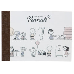 Japan Peanuts Mini Notepad - Snoopy & Friends / For the love of Peanuts