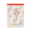 Japan Peanuts Mini Notepad - Snoopy & Friends / Ballons - 1