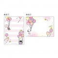 Japan Peanuts Mini Notepad - Snoopy & Friends / Ballons - 2