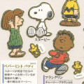 Japan Peanuts Picture Sticker Sheet - Snoopy & Human Friends - 2