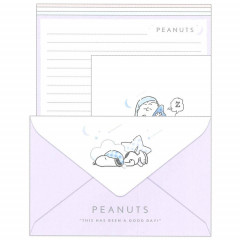 Japan Peanuts Letter Set - Snoopy / Good Night