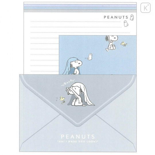 Japan Peanuts Letter Set - Snoopy / Ghost - 1