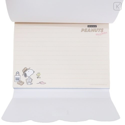 Japan Peanuts Die-cut Cover A6 Notepad - Snoopy / Costume - 4
