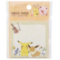 Japan Pokemon Choice Fusen Sticky Notes - Music / Eevee & Jigglypuff & Pikachu & Piplup - 1