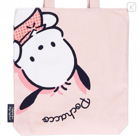 Japan Sanrio Handbag - Pochacco / Simple Design - 4