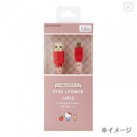 Japan Sanrio Lightning to USB Charging & Sync Cable - Hello Kitty - 5