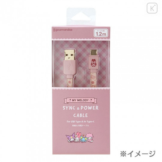 Japan Sanrio Lightning to USB Charging & Sync Cable - My Melody - 5