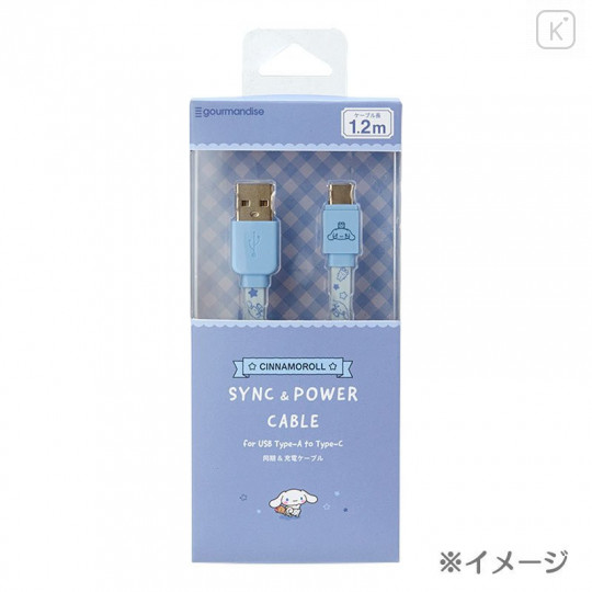 Japan Sanrio Lightning to USB Charging & Sync Cable - Cinnamoroll - 5