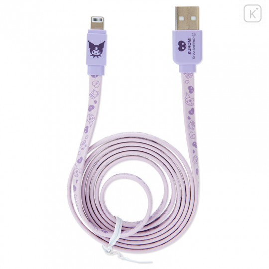 Japan Sanrio Lightning to USB Charging & Sync Cable - Kuromi - 1