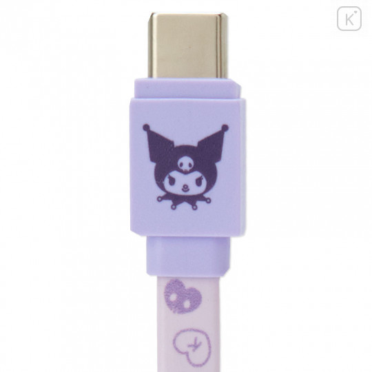 Japan Sanrio USB-C to USB Charging & Sync Cable - Kuromi - 2