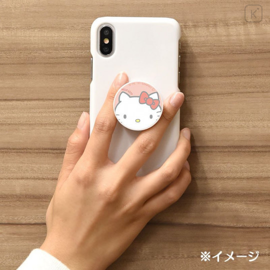 Japan Sanrio Pocopoco Smartphone Grip - Kuromi - 5
