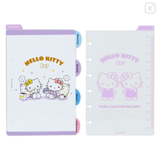 Japan Sanrio Personal Organizer Refill Set - Hello Kitty 2023 - 6