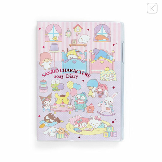 Japan Sanrio B6 Diary - Sanrio Characters / Block 2023 - 1