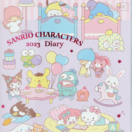 Japan Sanrio B6 Diary - Sanrio Characters / Block 2023 - 2