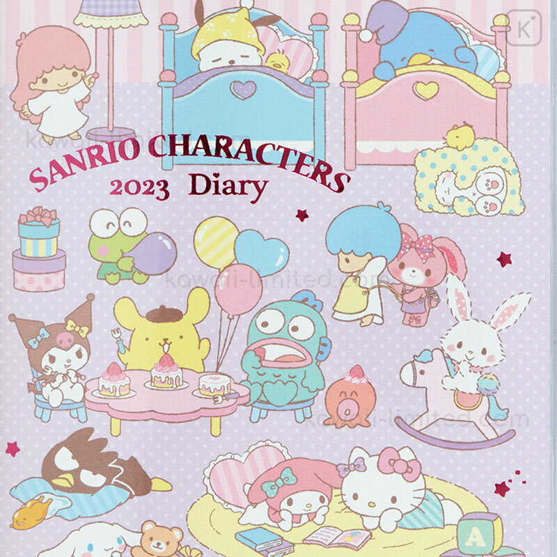 Japan Sanrio B6 Diary - Sanrio Characters / Block 2023 | Kawaii Limited