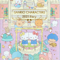 Japan Sanrio B6 Diary - Sanrio Characters / Horizontal Ruled 2023 - 2