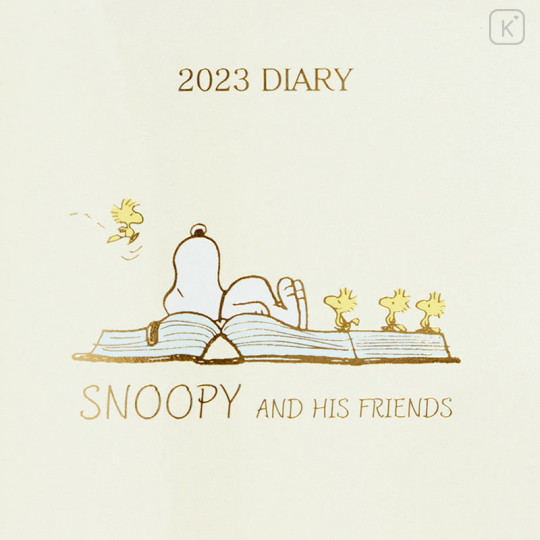 Japan Sanrio B6 Diary - Snoopy : Horizontal Ruled 2023 - 2