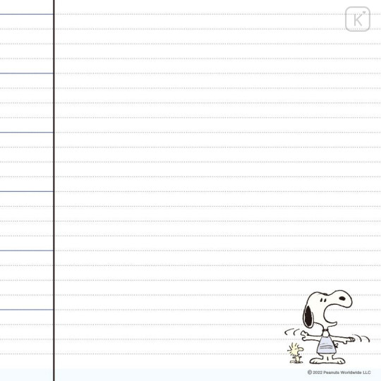Japan Sanrio B6 Diary - Snoopy : Horizontal Ruled 2023 - 7