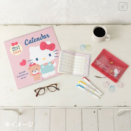 Japan Sanrio Pocket Datebook - Hello Kitty 2023 - 7