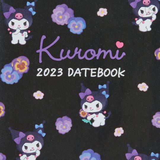 Japan Sanrio Pocket Datebook - Kuromi 2023 - 2