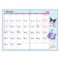 Japan Sanrio Pocket Datebook - Kuromi 2023 - 4