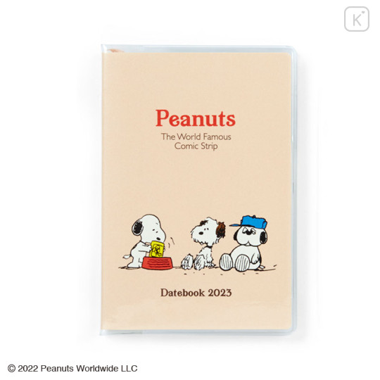 Japan Sanrio Pocket Datebook - Snoopy 2023 - 1